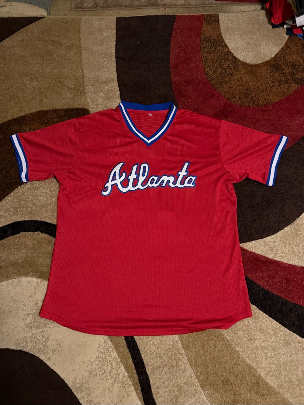 MLB Atlanta Braves baseball jersey Ronald Acuña Junior size XXL